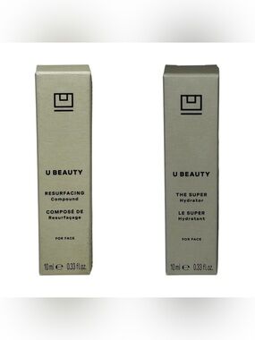 NEW U Beauty Resurfacing Compound Serum & The Super Hydrator Moisturizer